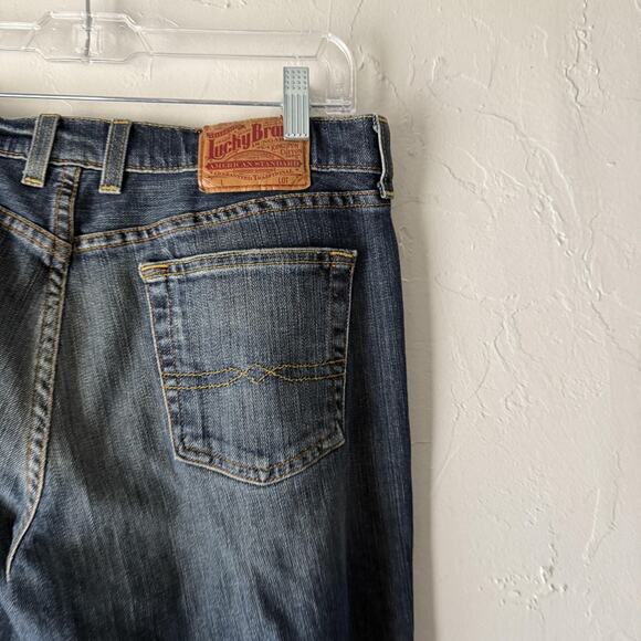 Lucky Brand Jeans Y2k 10 Classic Bootleg Stretch Denim Made in USA 30 Inseam - Picture 8 of 10